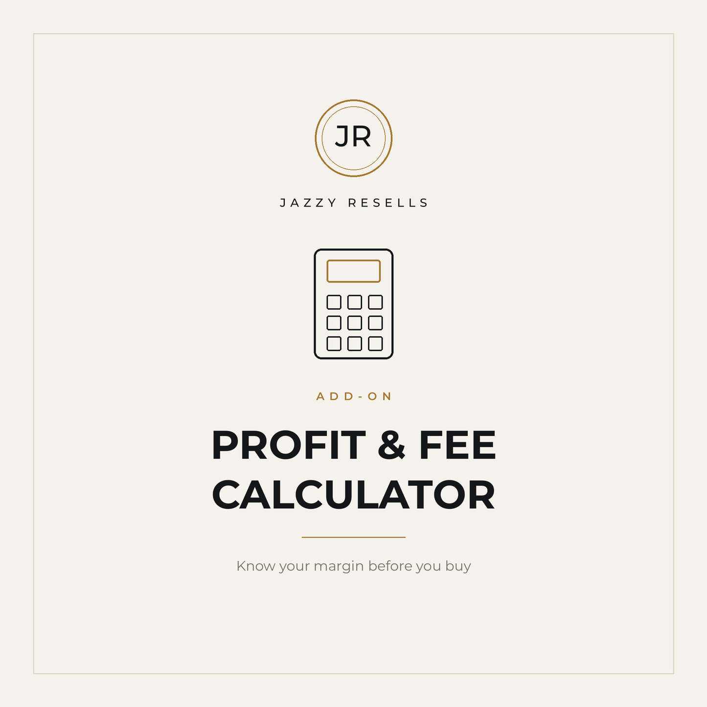 The Margin Calculator